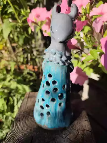 Mysz ceramiczna lampion 2