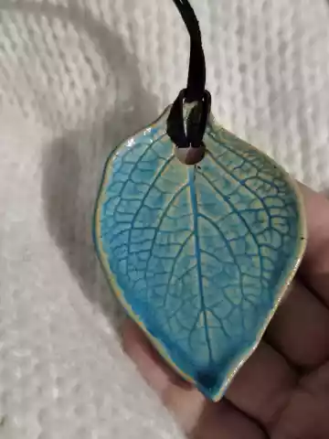 Wisior ceramiczny turkus