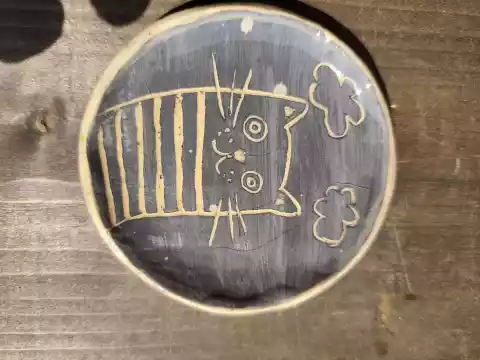 Podstawek ceramiczny kotek