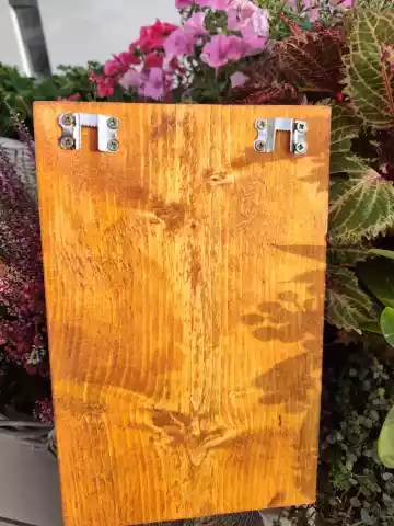Serce ceramiczne na desce wieszak