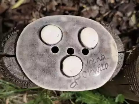 Mydelniczka ceramiczna liść