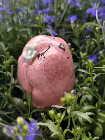 Figurka zajączek ceramiczny