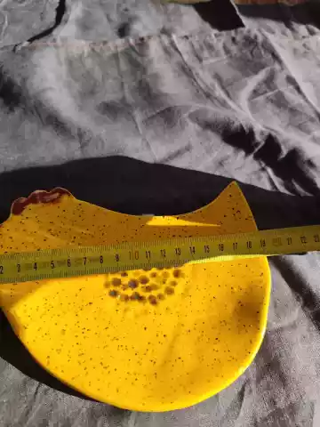 talerz ceramiczny kura