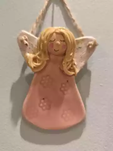 aniołek ceramiczny