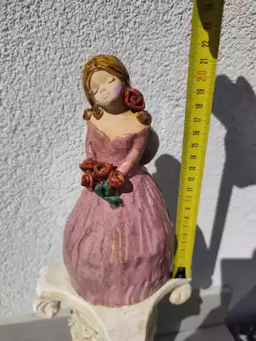 anioł ceramiczny