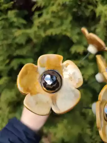 kwiaty ceramiczne 5 szt