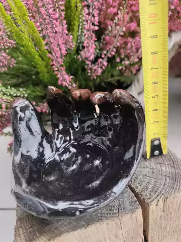 Dłoń ceramiczna Halloween podstawek pod świecę