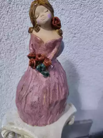 anioł ceramiczny