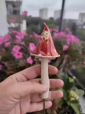Grzybek ceramiczny 3