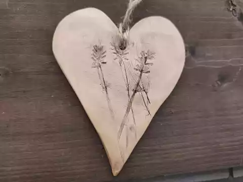 Serce ceramiczne natura