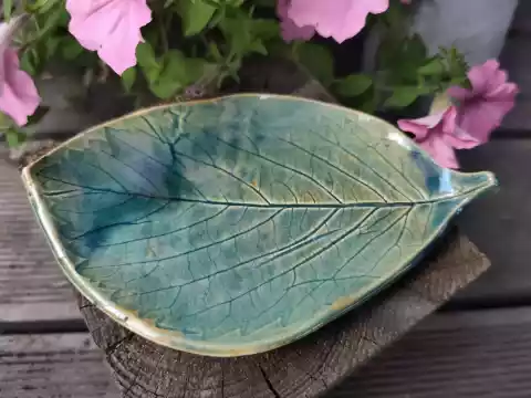 Pojemnik ceramiczny na biżuterię lub miseczka