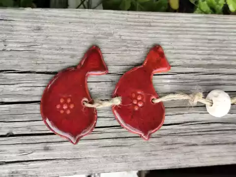 Ptaszki ceramiczne zawieszka