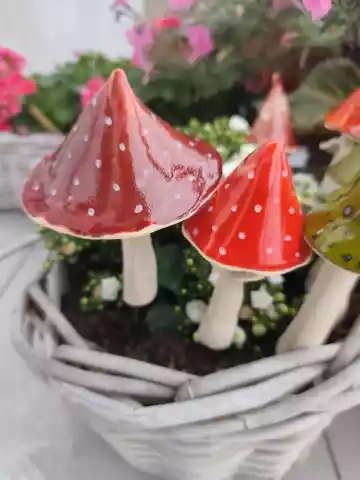 Grzybek ceramiczny 8