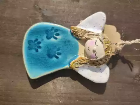 Aniołek ceramiczny
