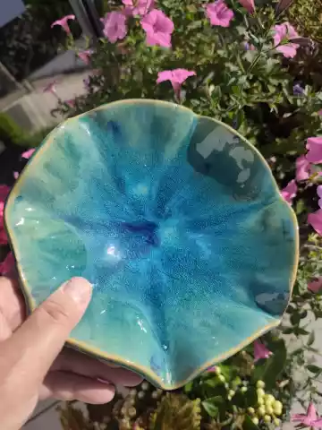 Miseczka ceramiczna turkusowa