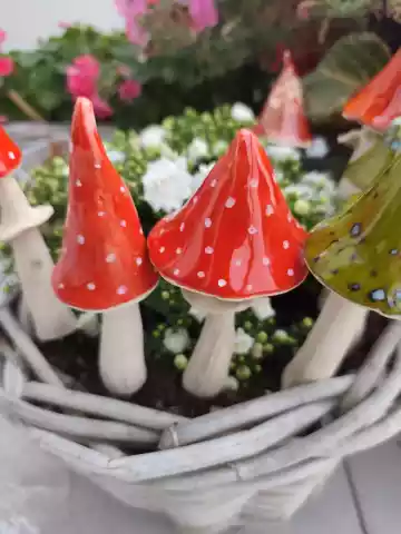 Grzybek ceramiczny 9