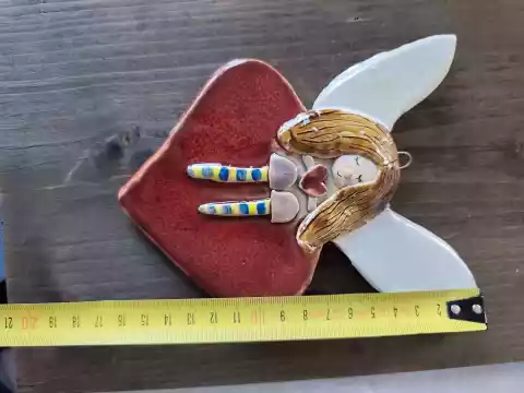 anioł ceramiczny