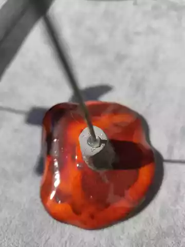 Kwiat ceramiczny mak