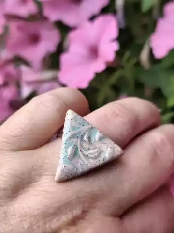 Pierścionek ceramiczny p14