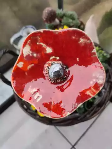 kwiat ceramiczny poidło