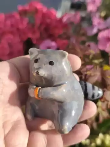Szop pracz ceramiczny