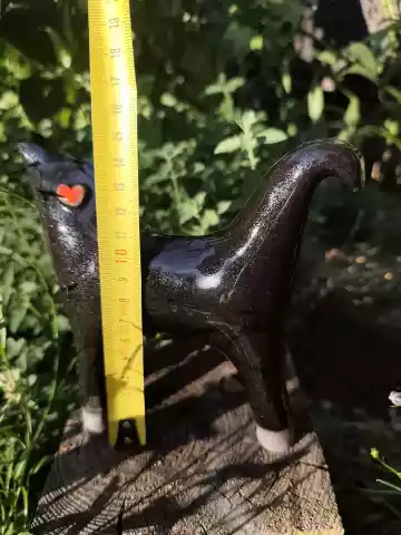 Czarny kot ceramiczny duży