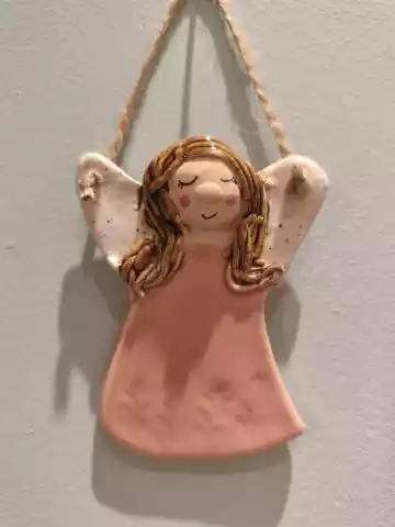 aniołek ceramiczny