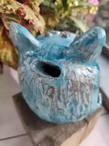 Skarbonka ceramiczna kot 2