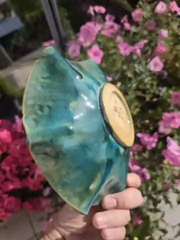Miseczka ceramiczna turkusowa