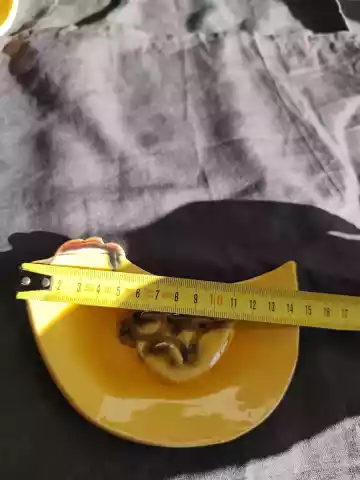 talerz kura ceramiczna