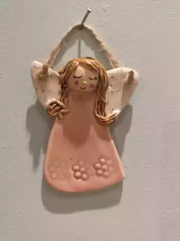 aniołek ceramiczny
