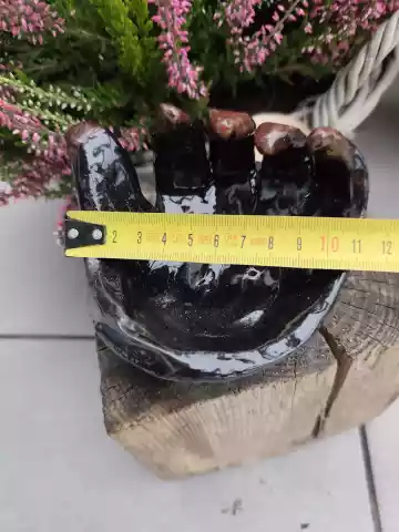 Dłoń ceramiczna Halloween podstawek pod świecę