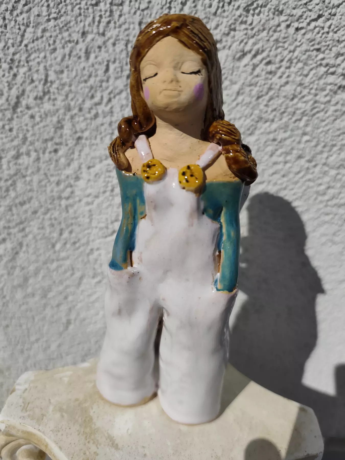 anioł ceramiczny
