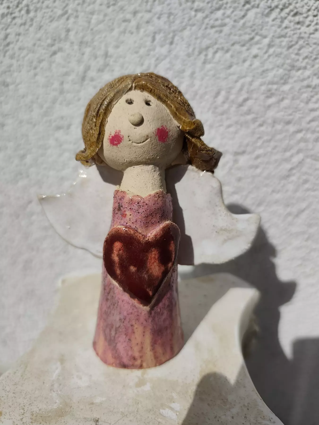 anioł ceramiczny
