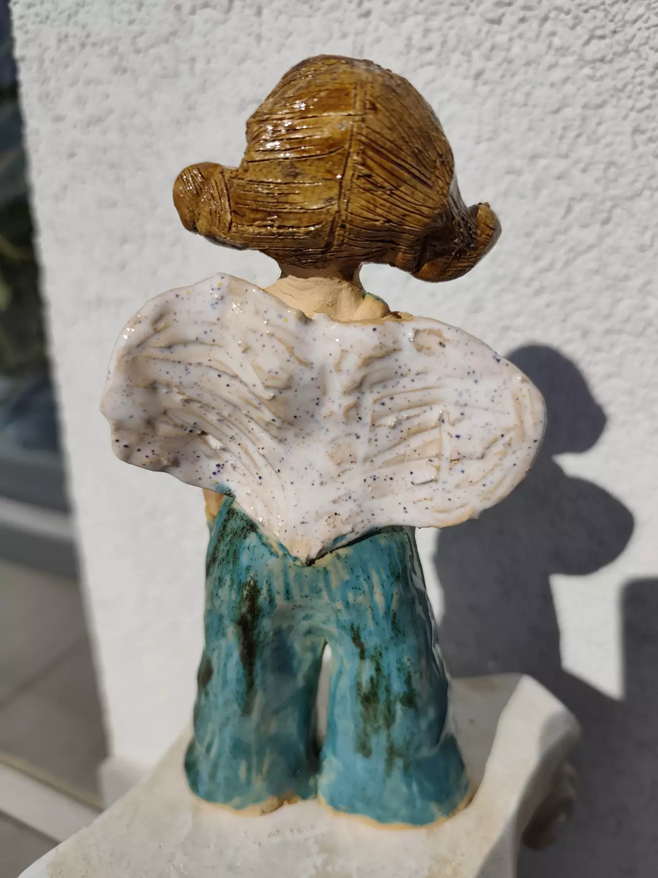 anioł ceramiczny