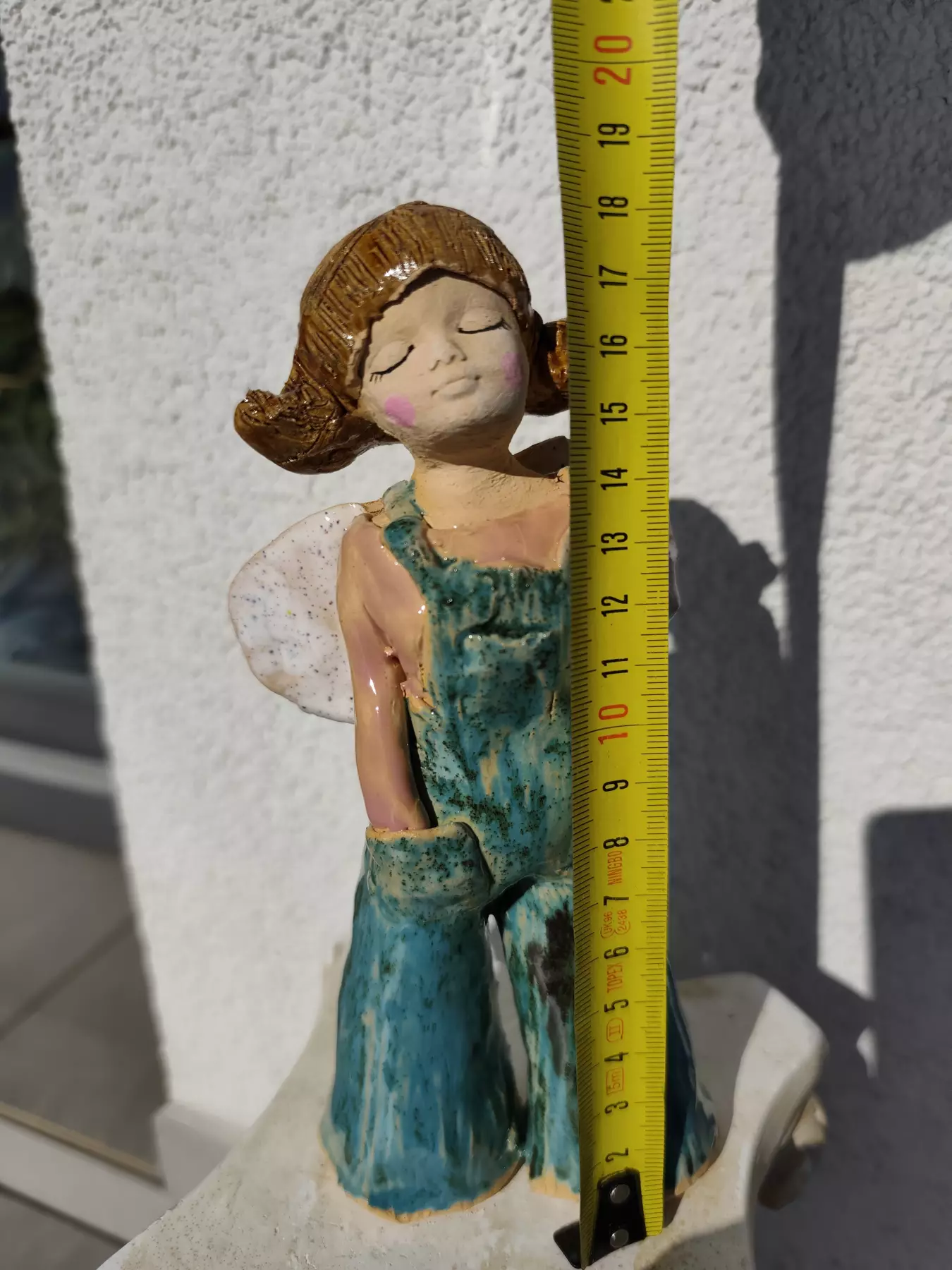 anioł ceramiczny