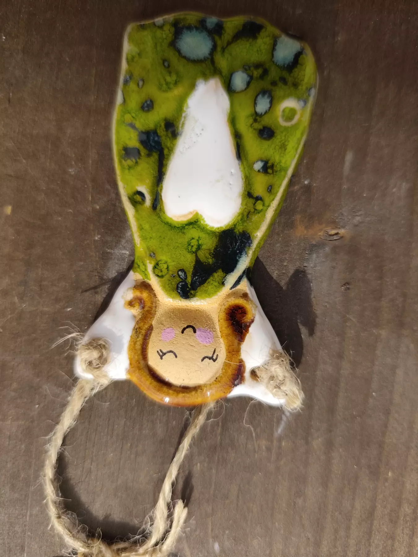 Anioł ceramiczny mała zawieszka