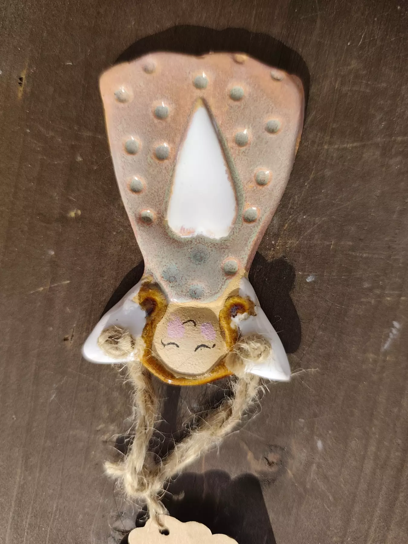 Anioł ceramiczny mała zawieszka