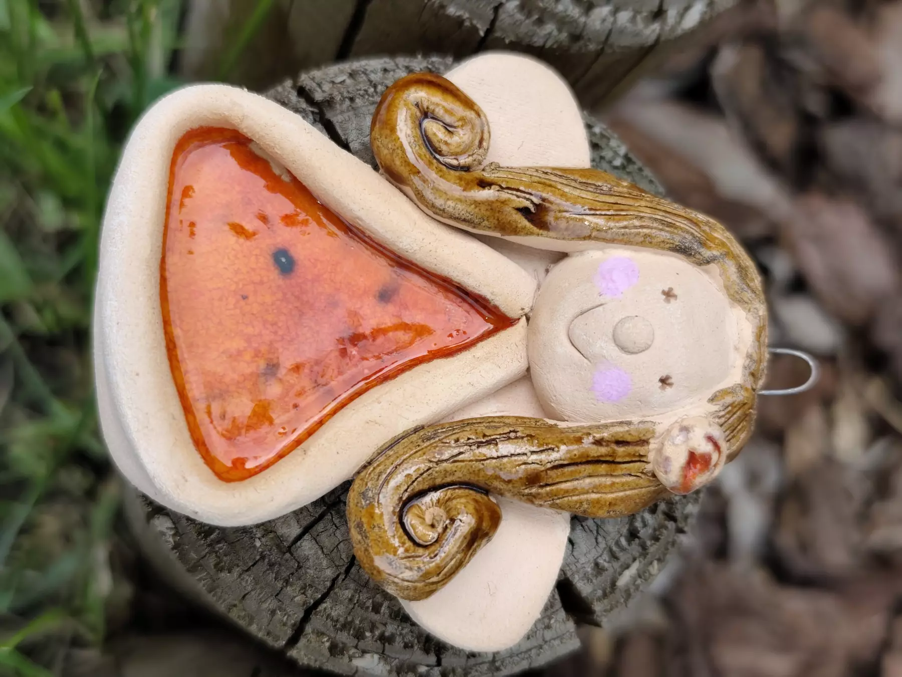 Anioł ceramiczny mały