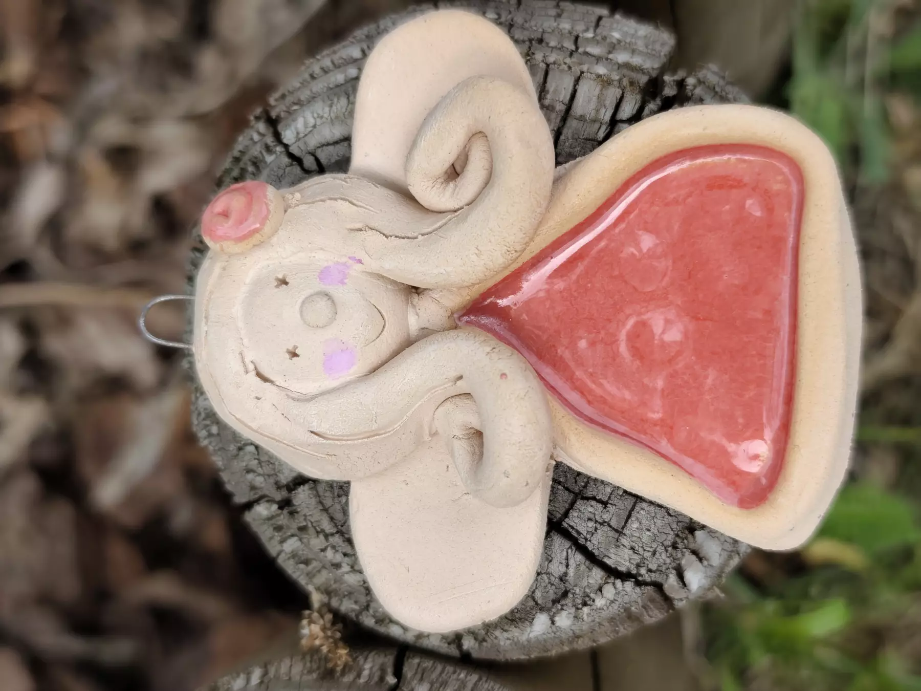 Anioł ceramiczny mały