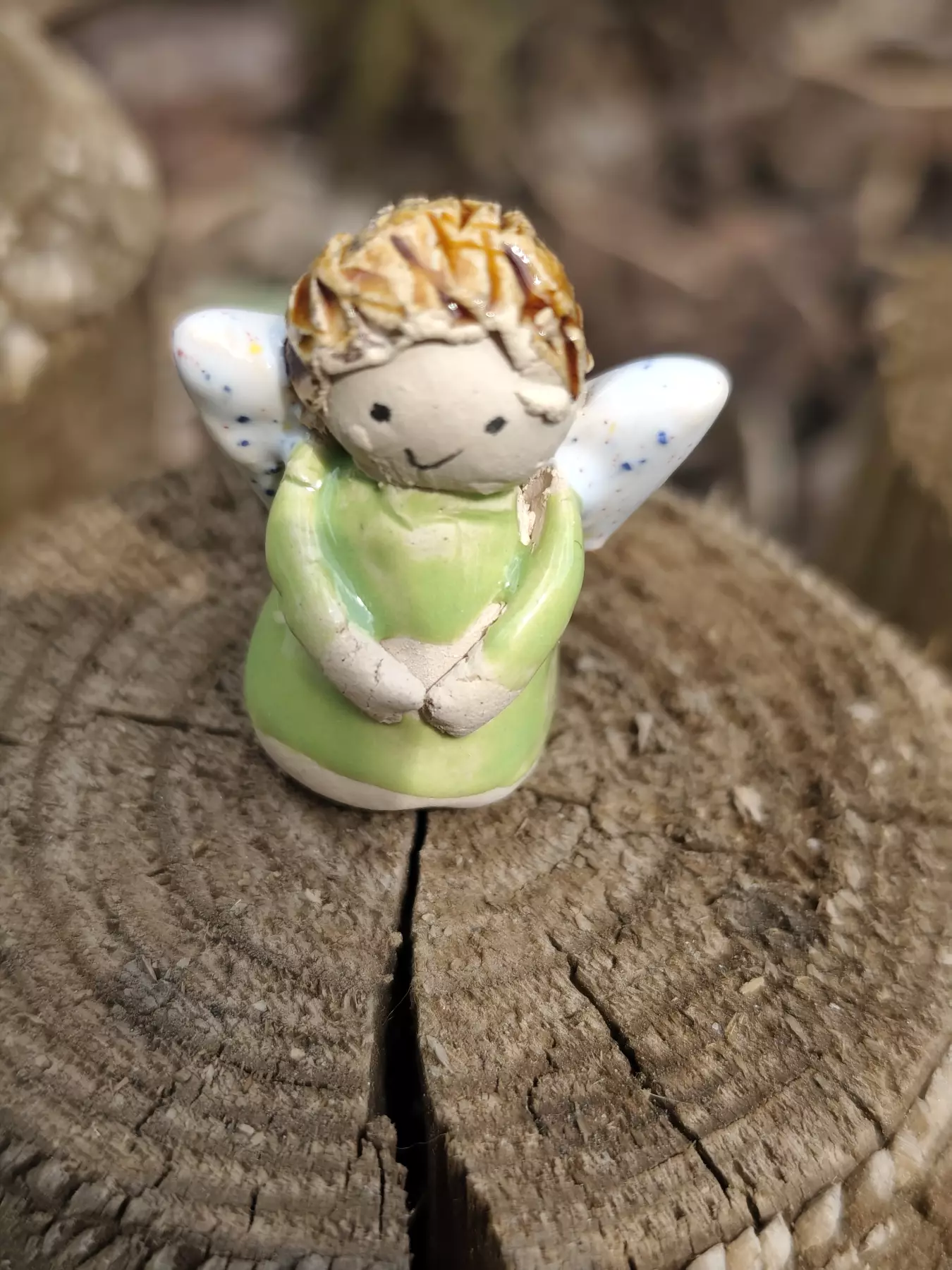 Anioł ceramiczny mini