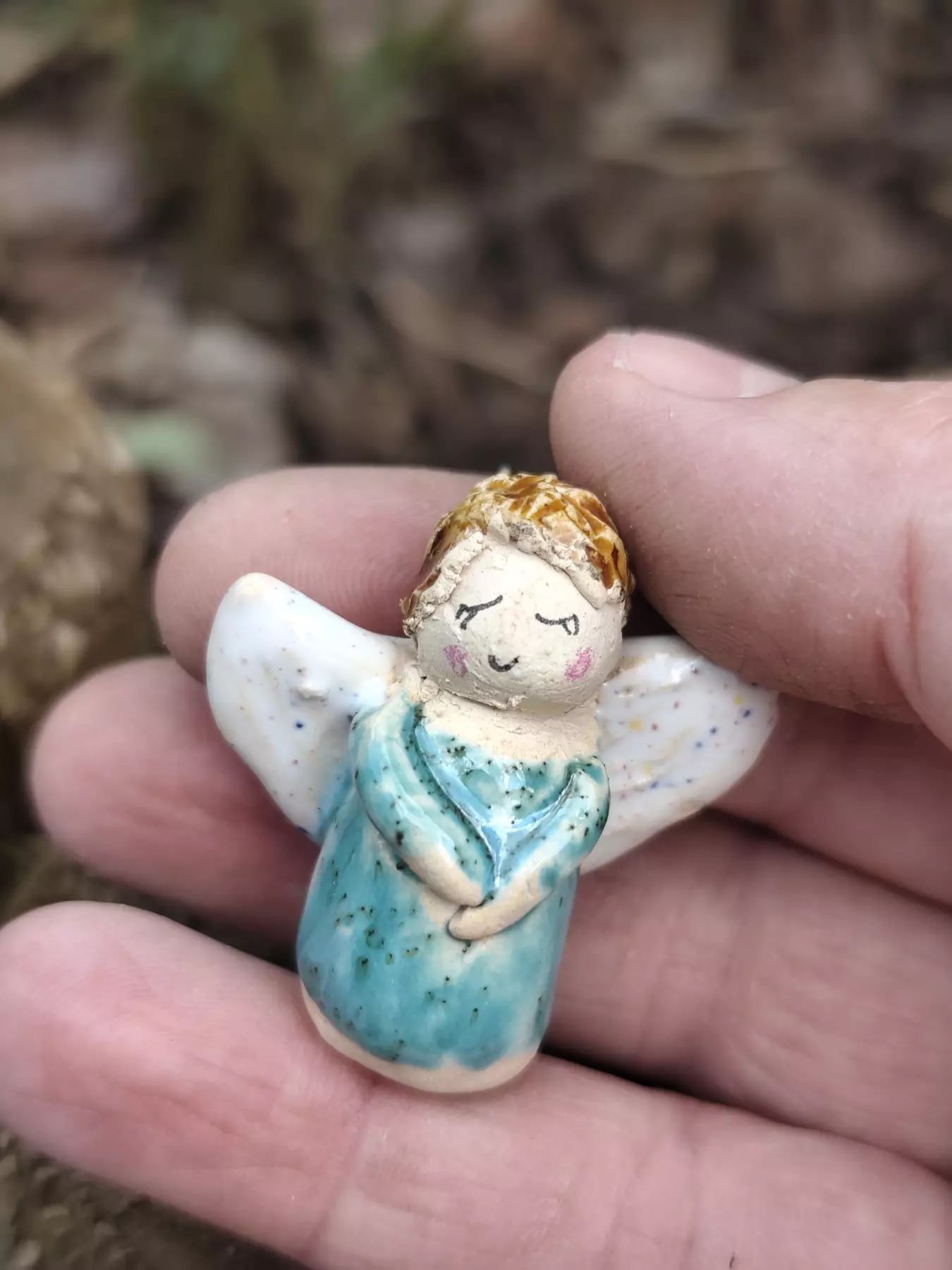 Anioł ceramiczny mini