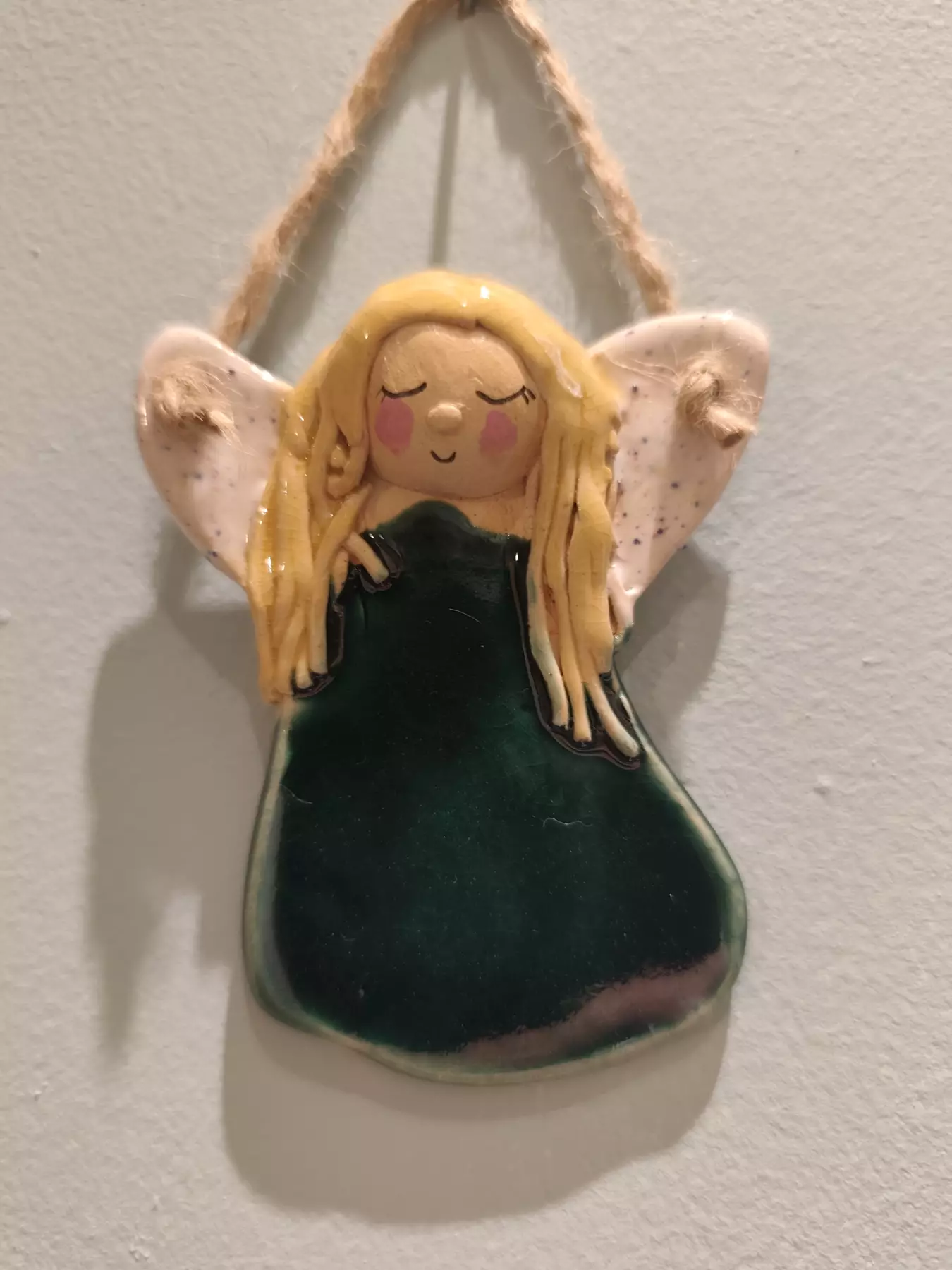 aniołek ceramiczny
