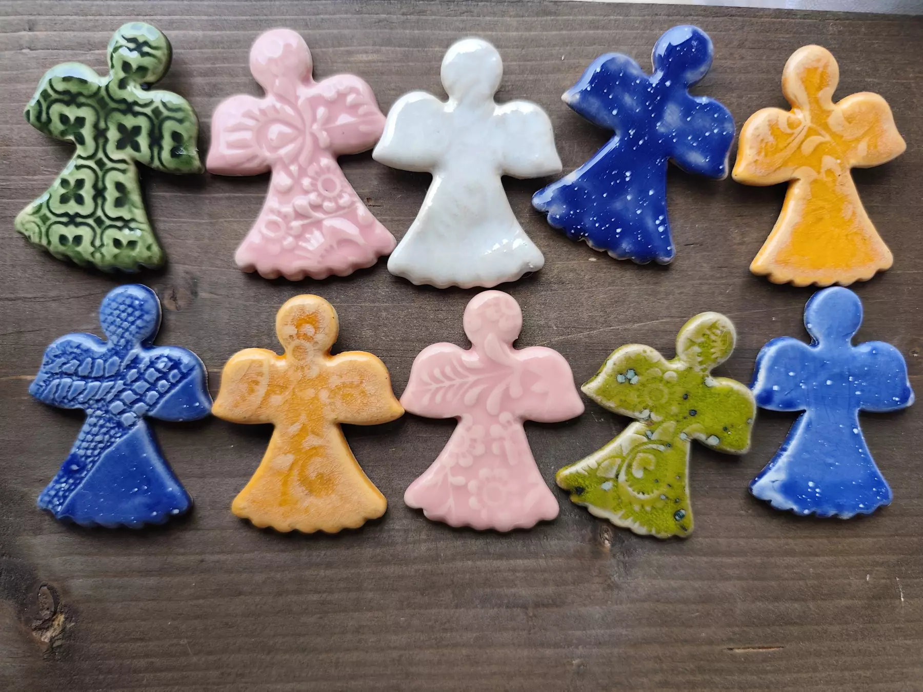 aniołek ceramiczny magnes