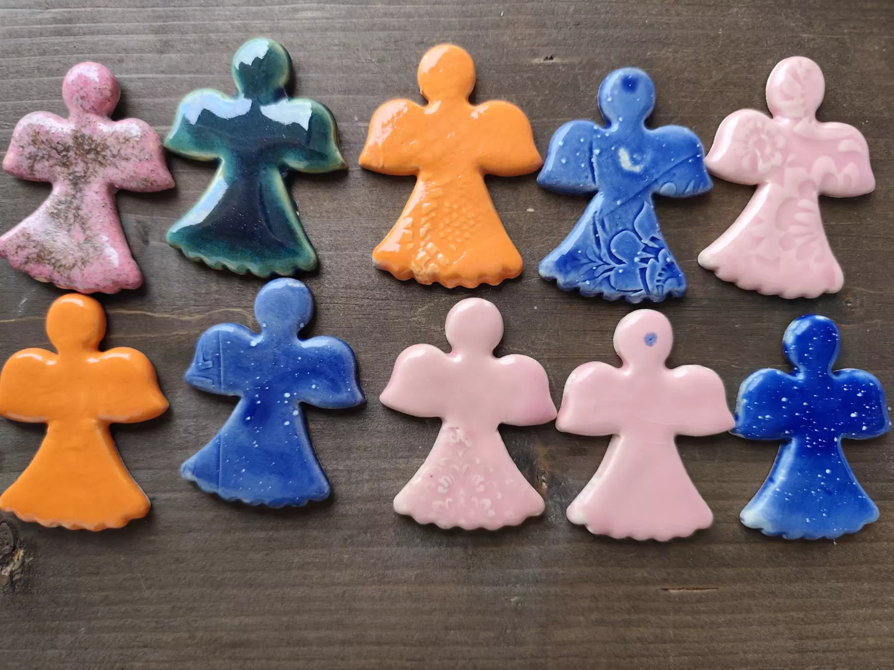 aniołek ceramiczny magnes