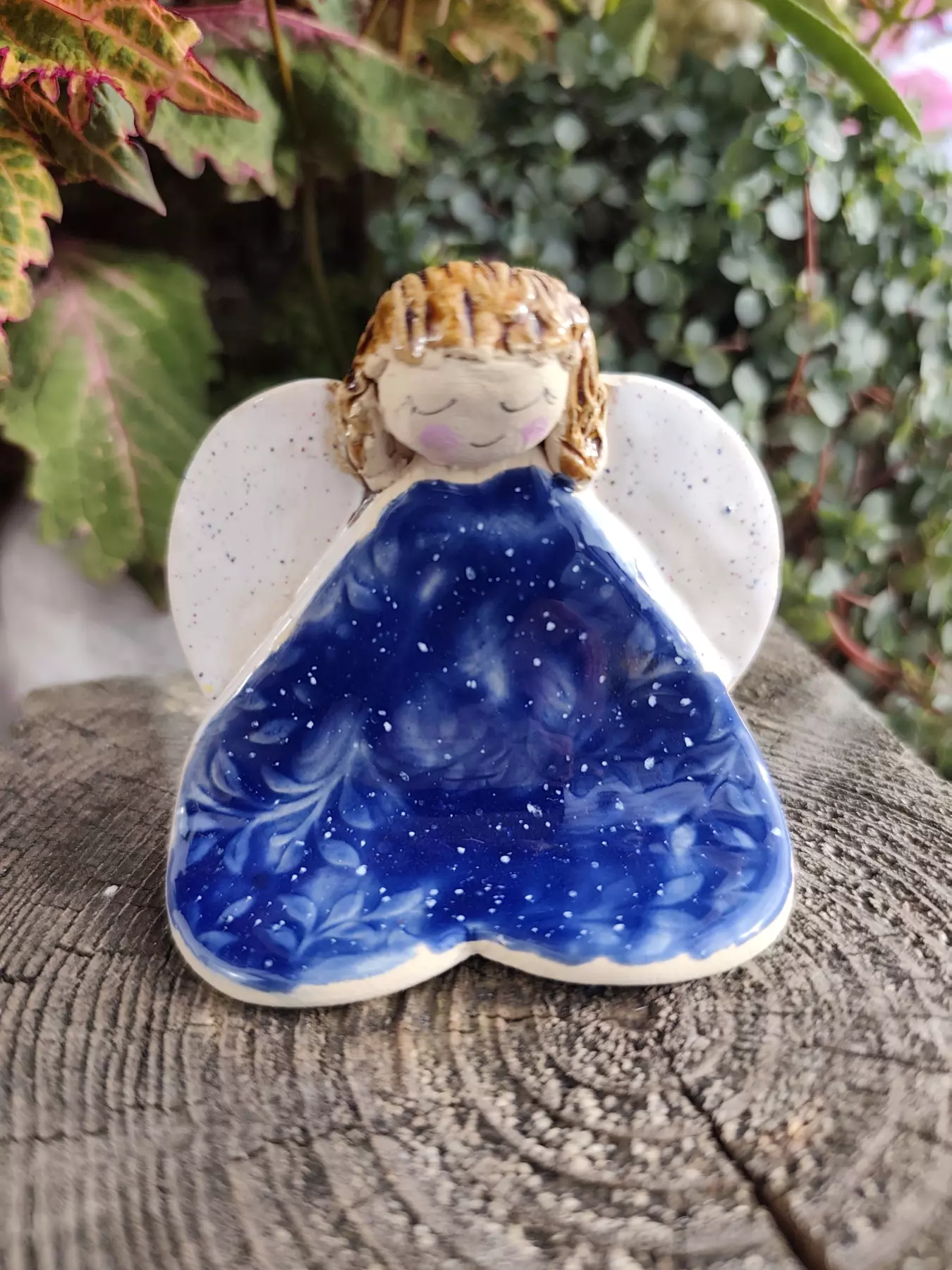 aniołek ceramiczny serduszko 15