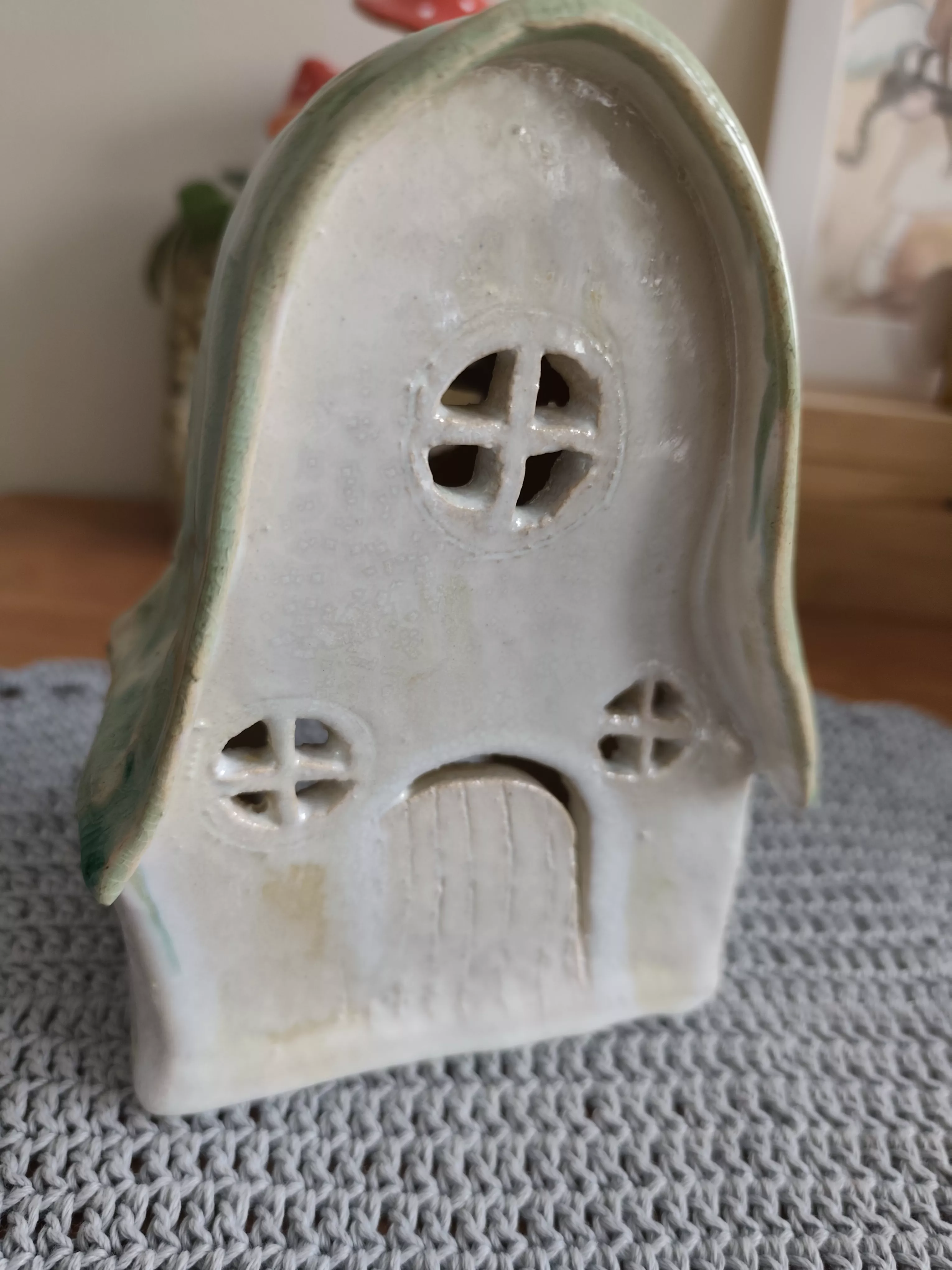 chatka ceramiczna lampion