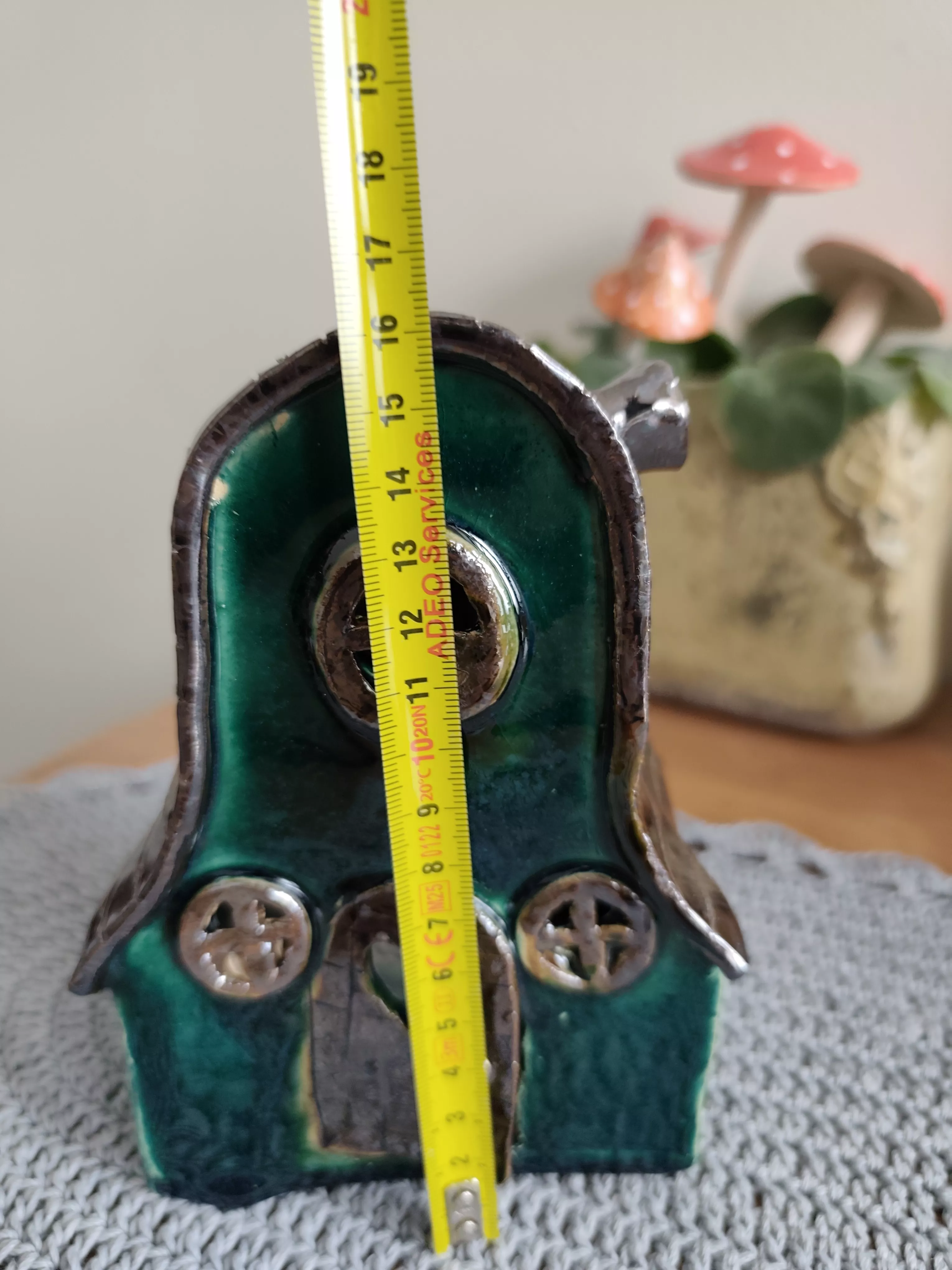 chatka ceramiczna lampion