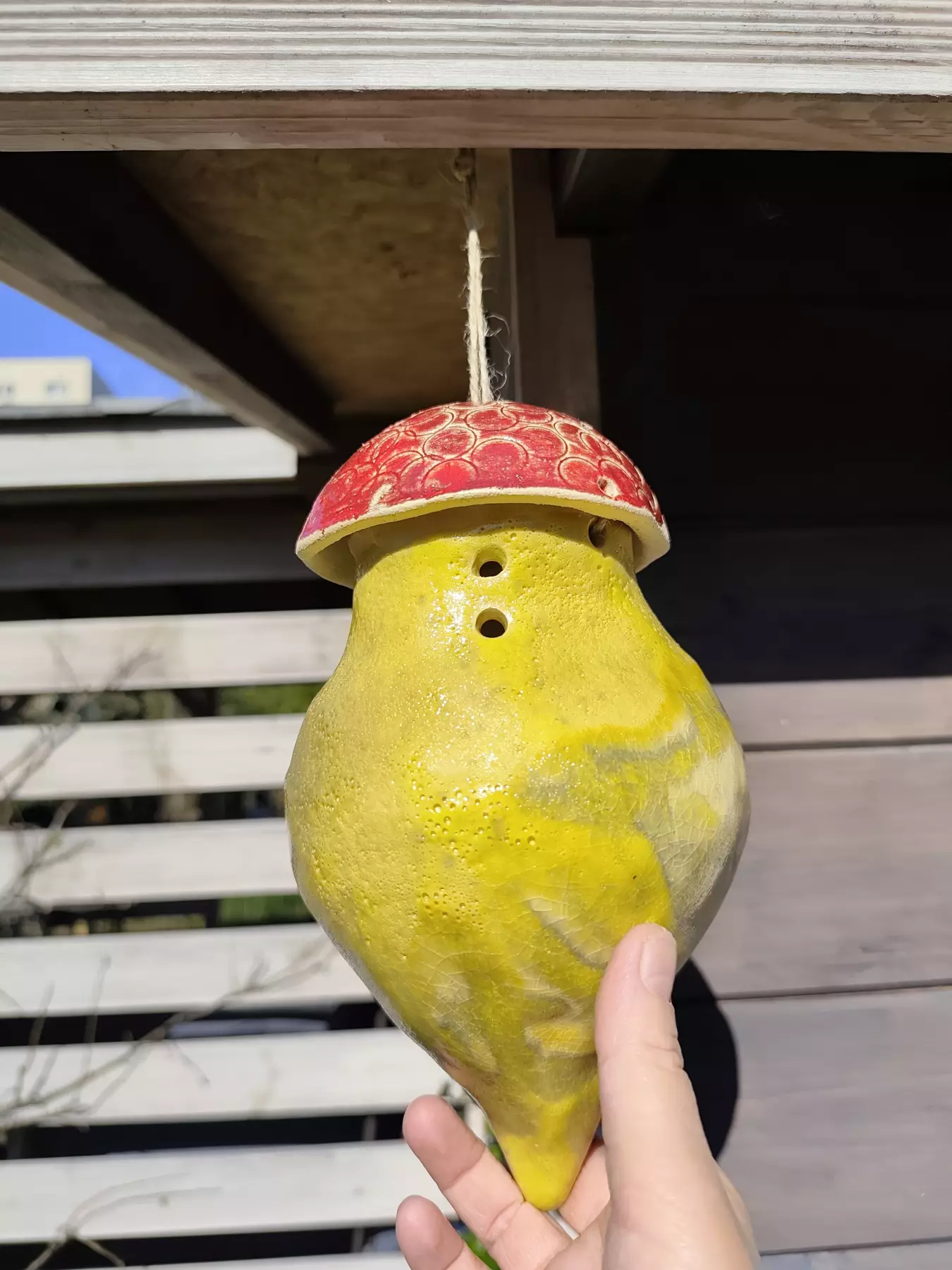 domek ceramiczny do ogrodu