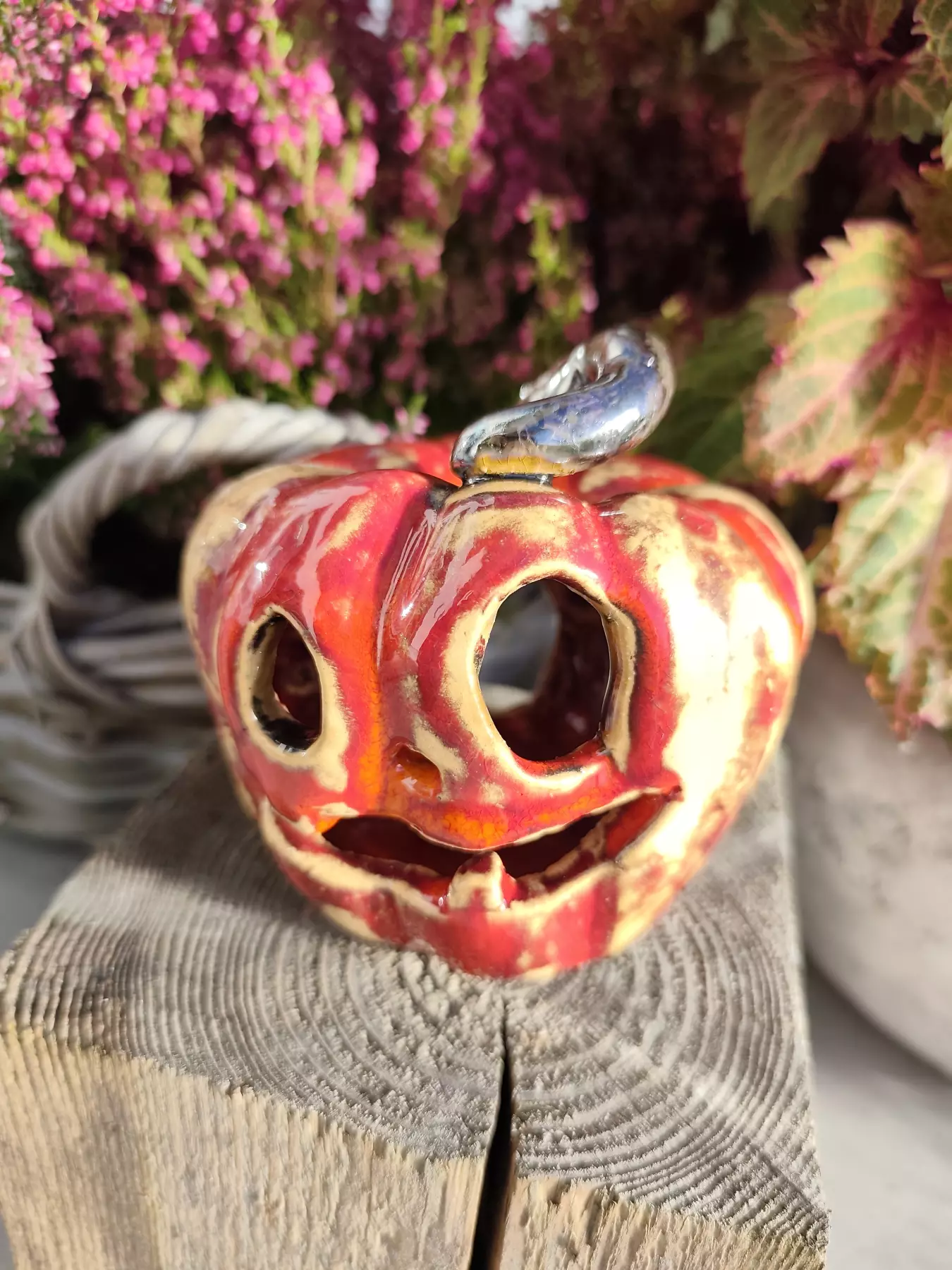 dynia ceramiczna halloweenowa